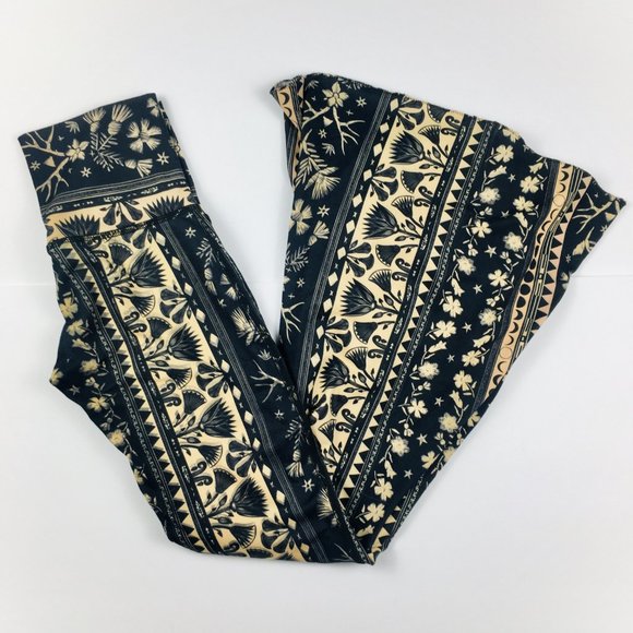 *SOLD* Teeki Moon Flower Bell Bottom Pants - Picture 2 of 8